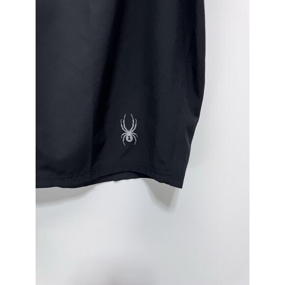 Spyder Active Men’s Black Shorts Stretch Logo Size XXL NWOT - Picture 2 of 6
